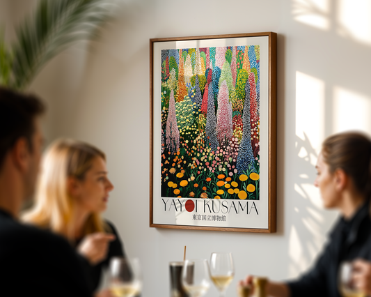 Yayoi Kusama - Flower Garden (Tokyo nasjonalmuseum)