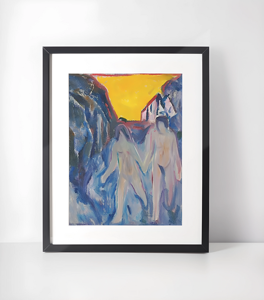 Edvard Munch Nakne Malerier Kunstsamling - Kunsttrykk A3+/A3 - Uten ramme