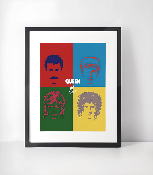 Leonard Cohen - Limited Edition Kunst- Blanding Musikk - Kunsttrykk A3+/A3 - Uten ramme #13 Queen