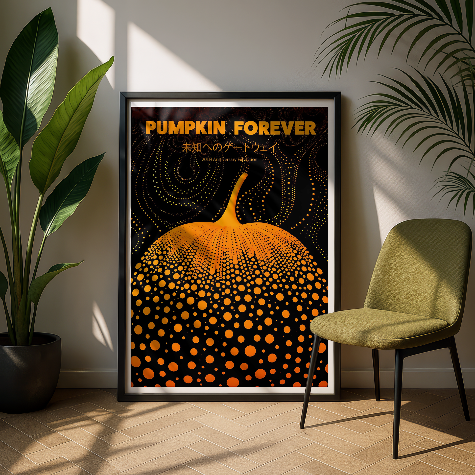 Yayoi Kusama - 20th Anniversary Exhibition Poster