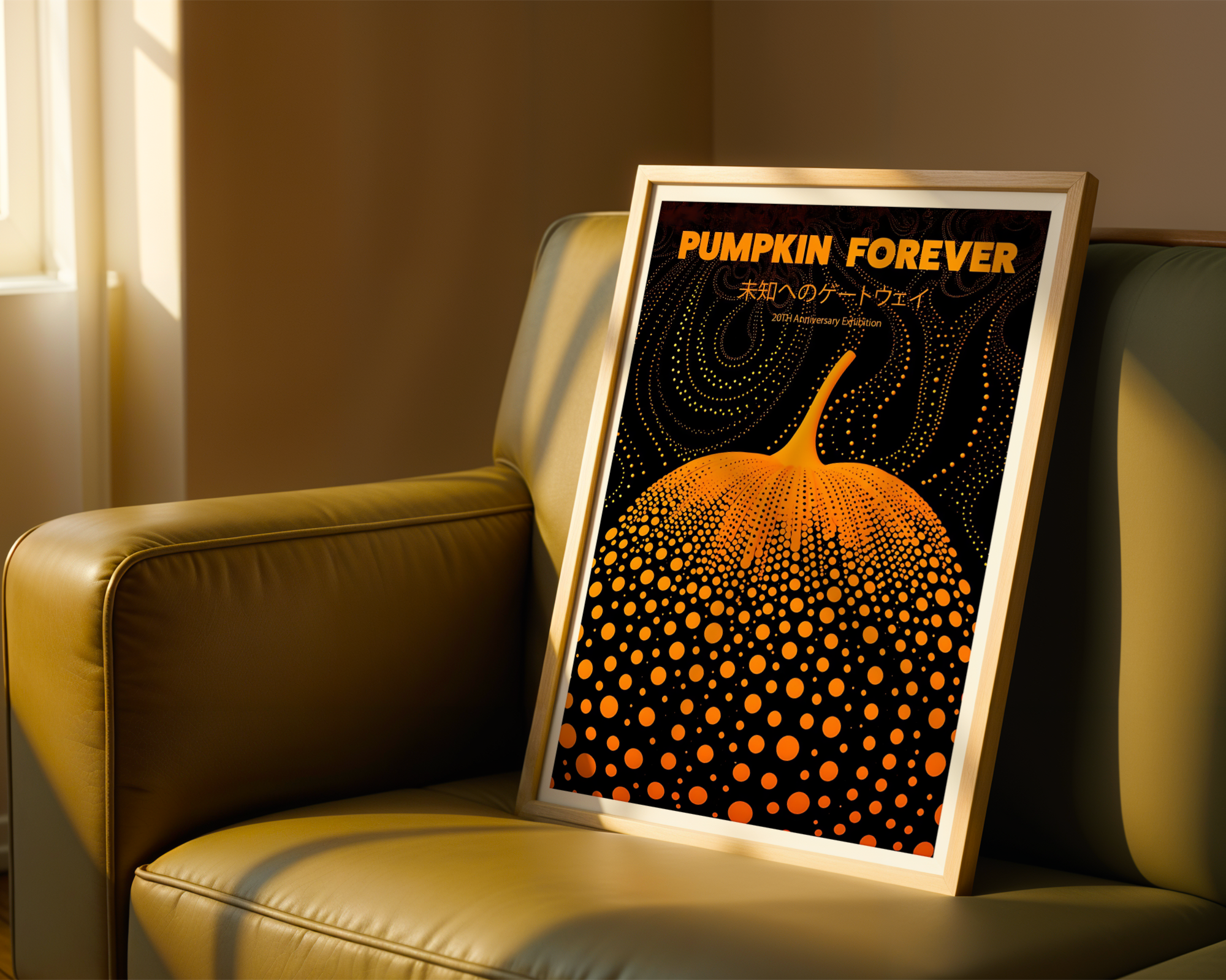 Yayoi Kusama - 20th Anniversary Exhibition Poster