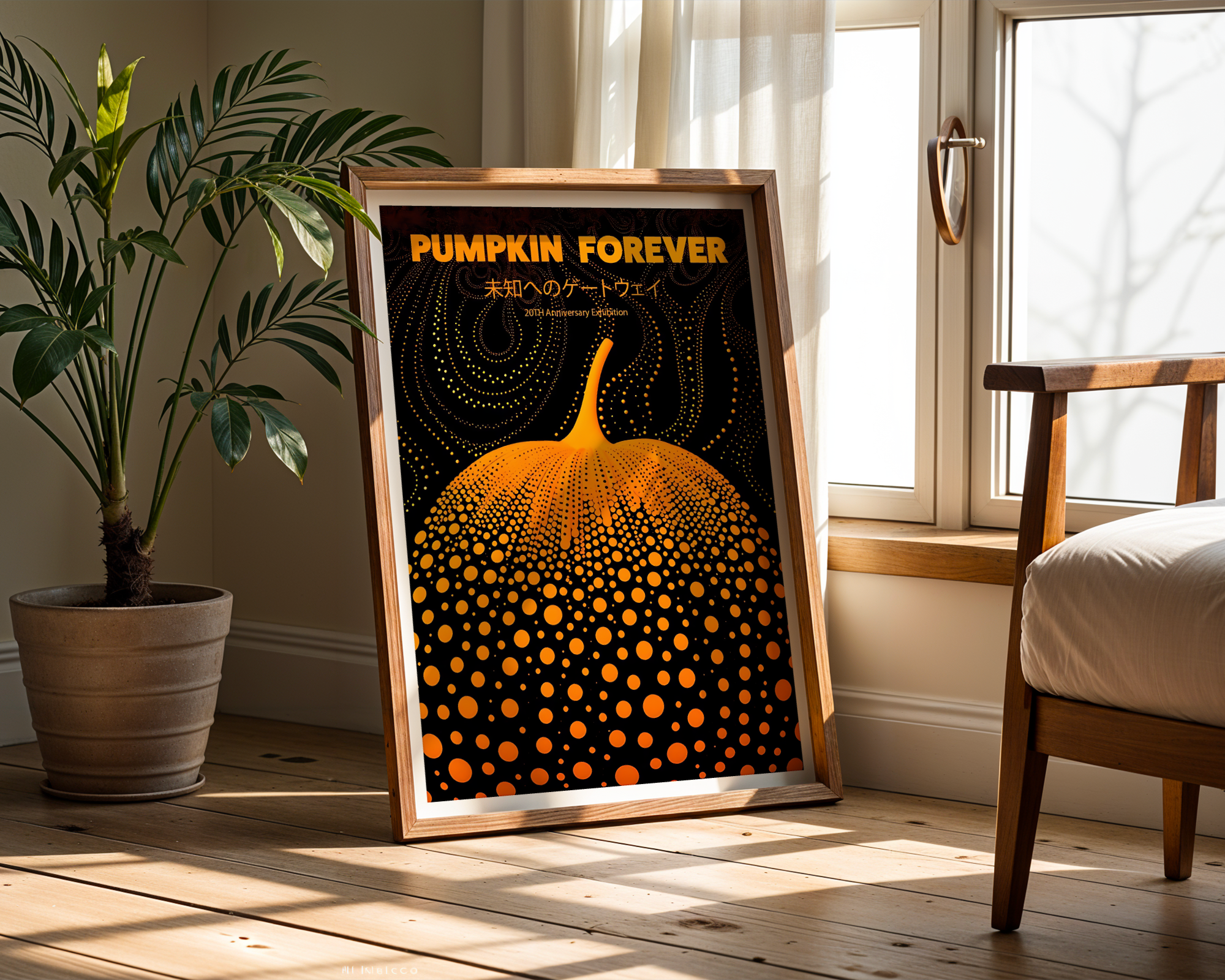 Yayoi Kusama - 20th Anniversary Exhibition Poster