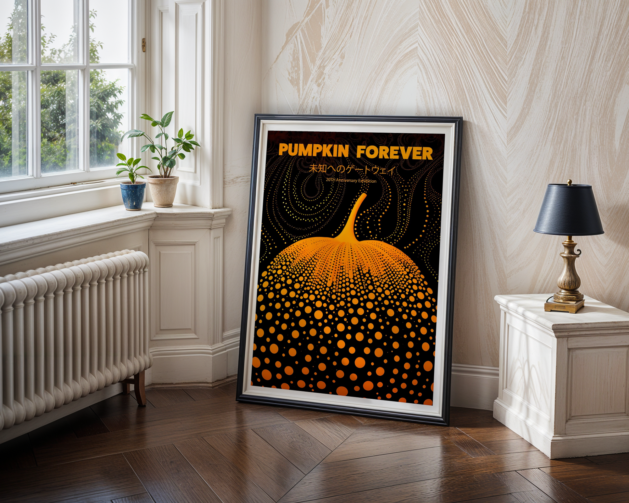 Yayoi Kusama - 20th Anniversary Exhibition Poster
