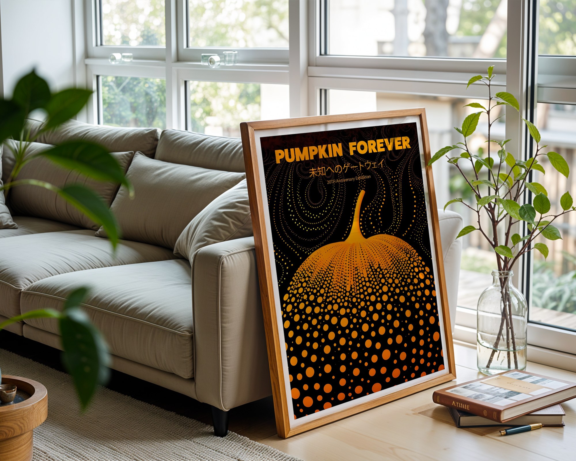 Yayoi Kusama - 20th Anniversary Exhibition Poster