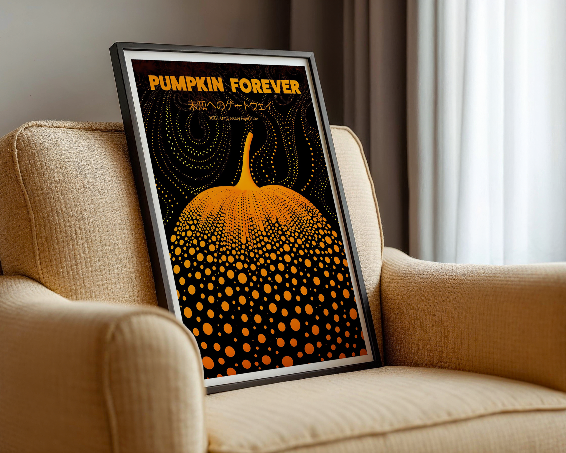 Yayoi Kusama - 20th Anniversary Exhibition Poster