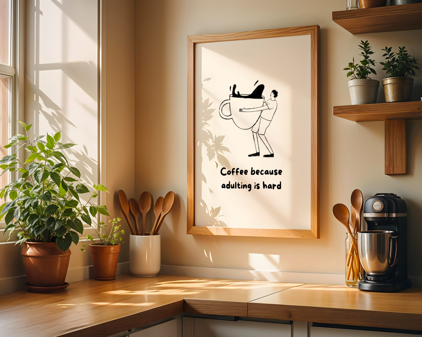 Coffee Because Adulting Is Hard