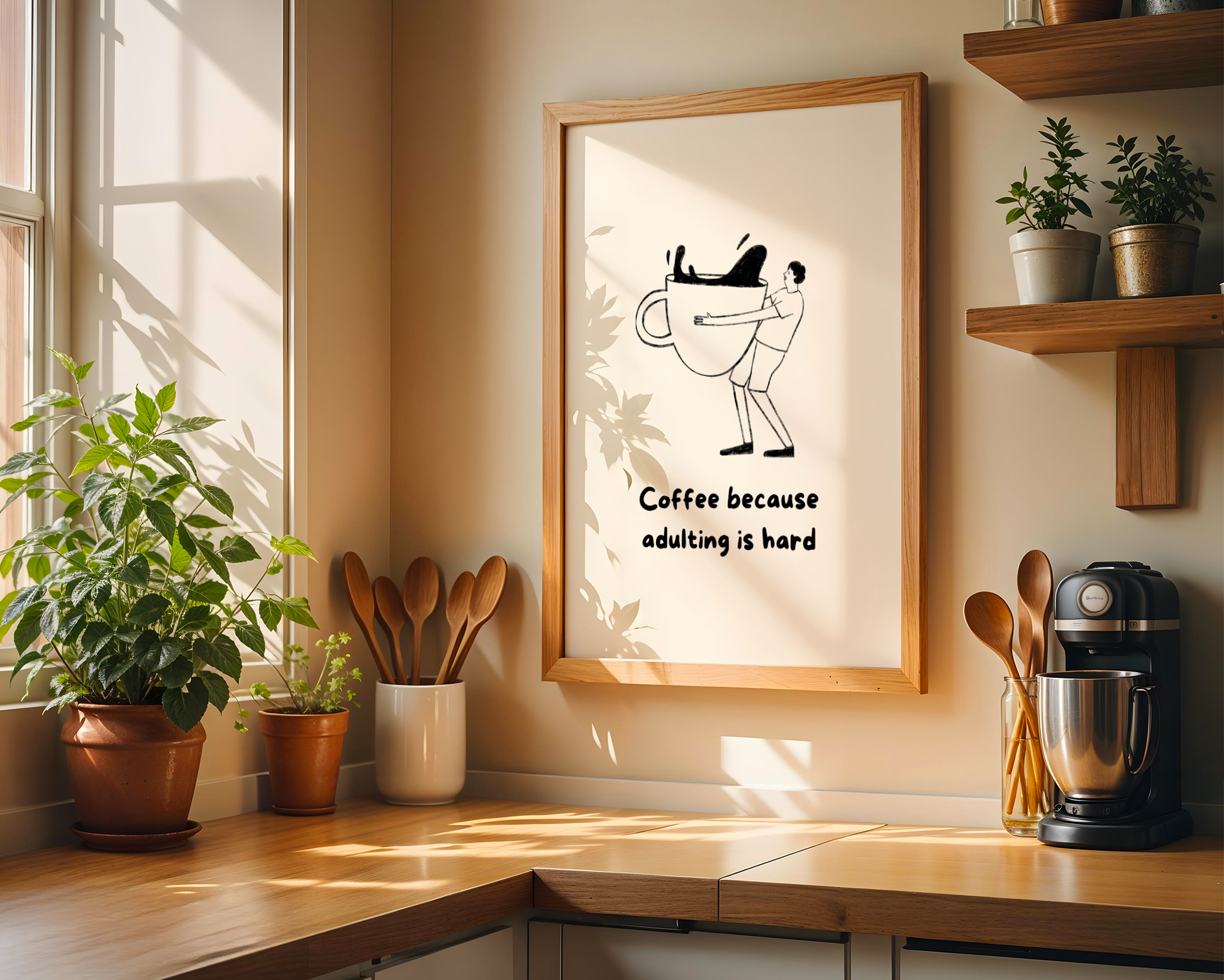 Coffee Because Adulting Is Hard