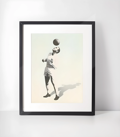 Fotball Ikoner Kunstsamling - Kunsttrykk A3+/A3 - Uten ramme #16 Alfredo Di Stefano