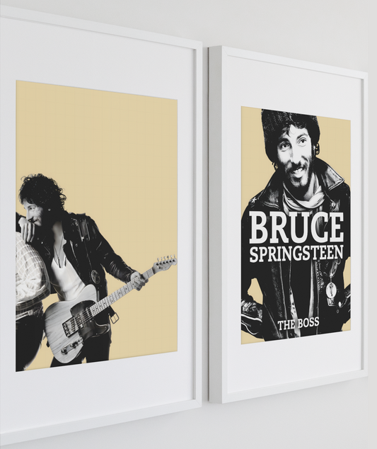 Bruce Springsteen Kunstsamling - Kunsttrykk A3+/A3 - Uten ramme