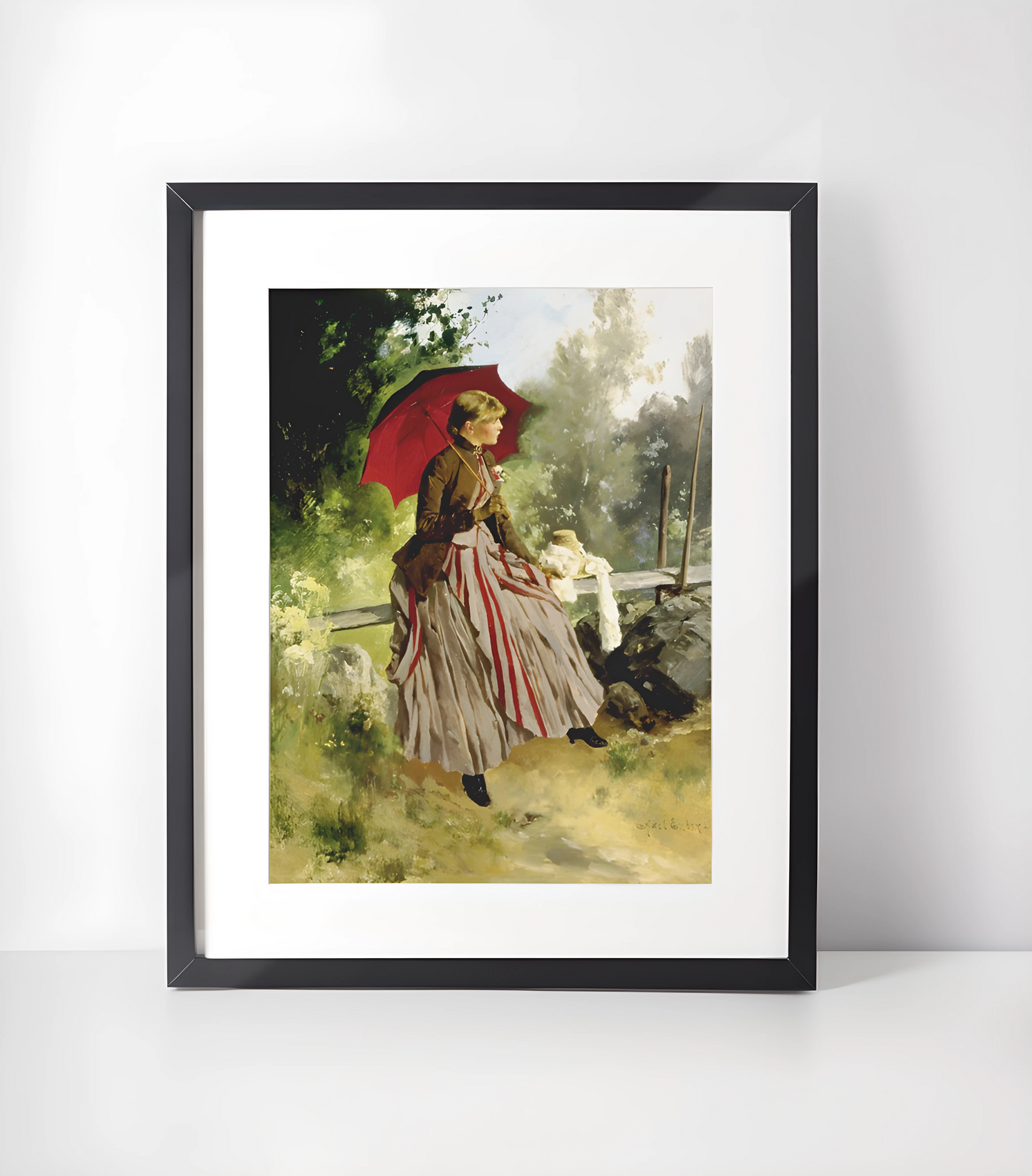 Axel Ender (1853-1920) Kunstsamling - Kunsttrykk A3+/A3 - Uten ramme