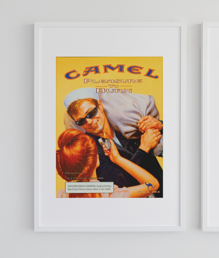Vintage Camel Kunstsamling - Kunsttrykk A3+/A3 - Uten ramme