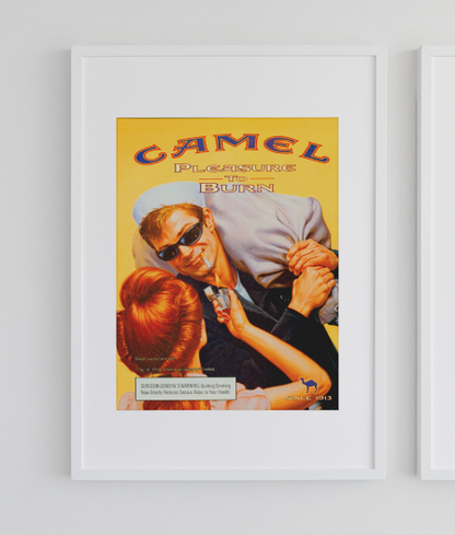 Vintage Camel Kunstsamling - Kunsttrykk A3+/A3 - Uten ramme