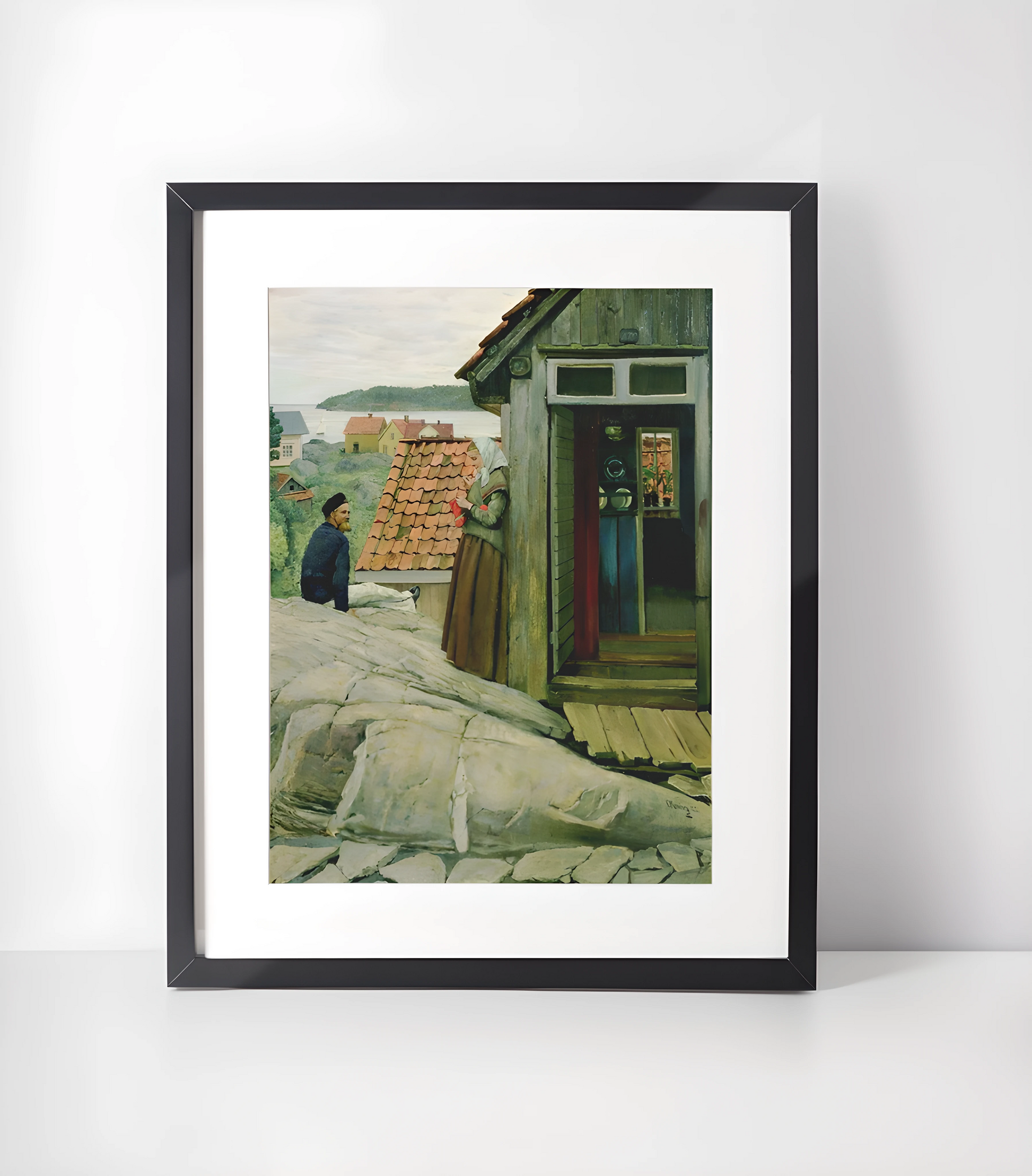 Christian Krohg Samling - Kunsttrykk A3+/A3 - Uten ramme #1 Fra Kysten - Christian Krohg 1881