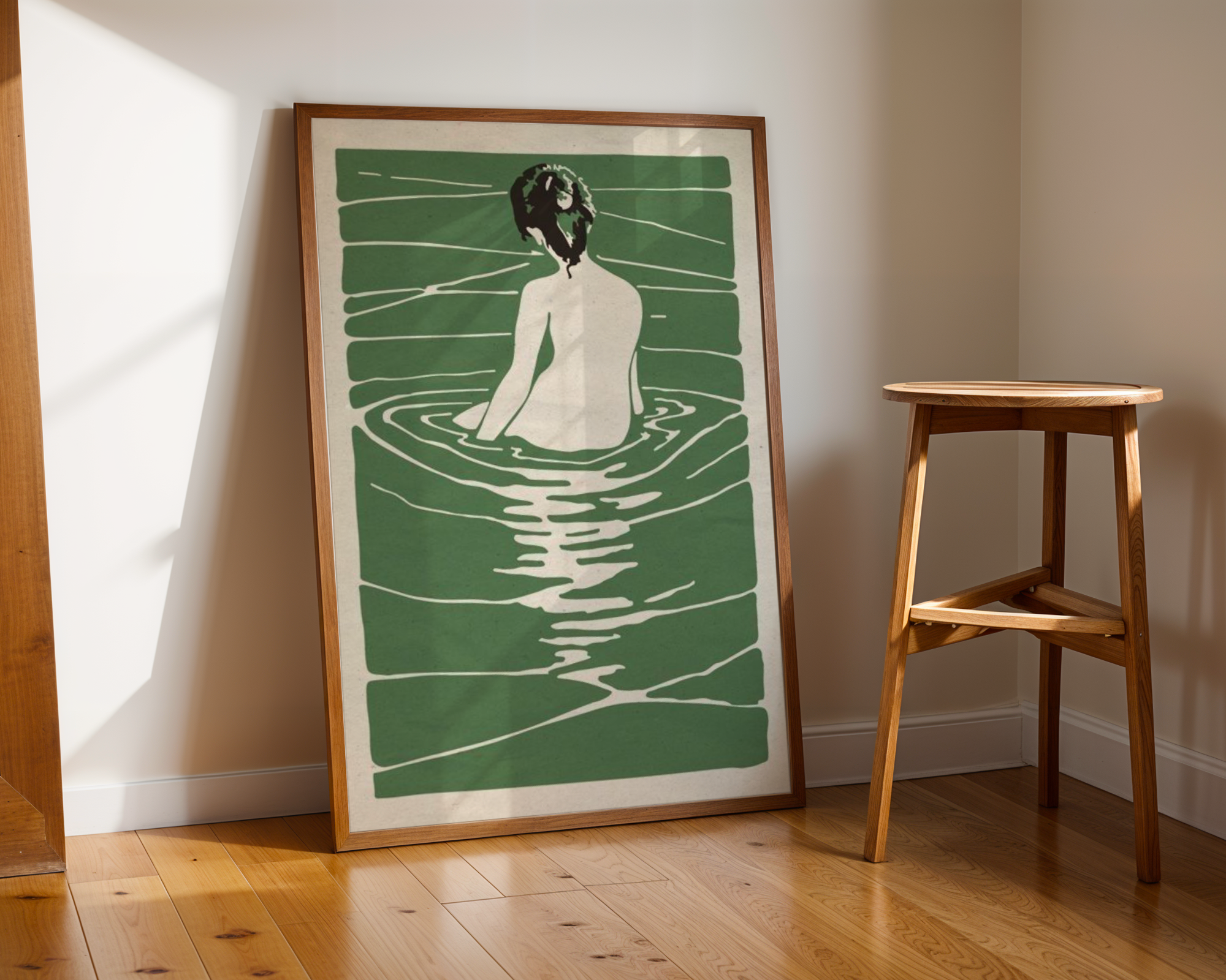 Japanese Woman In Water
