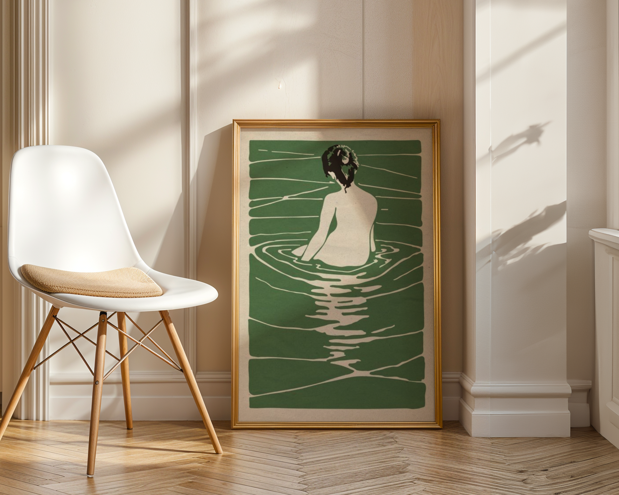 Japanese Woman In Water