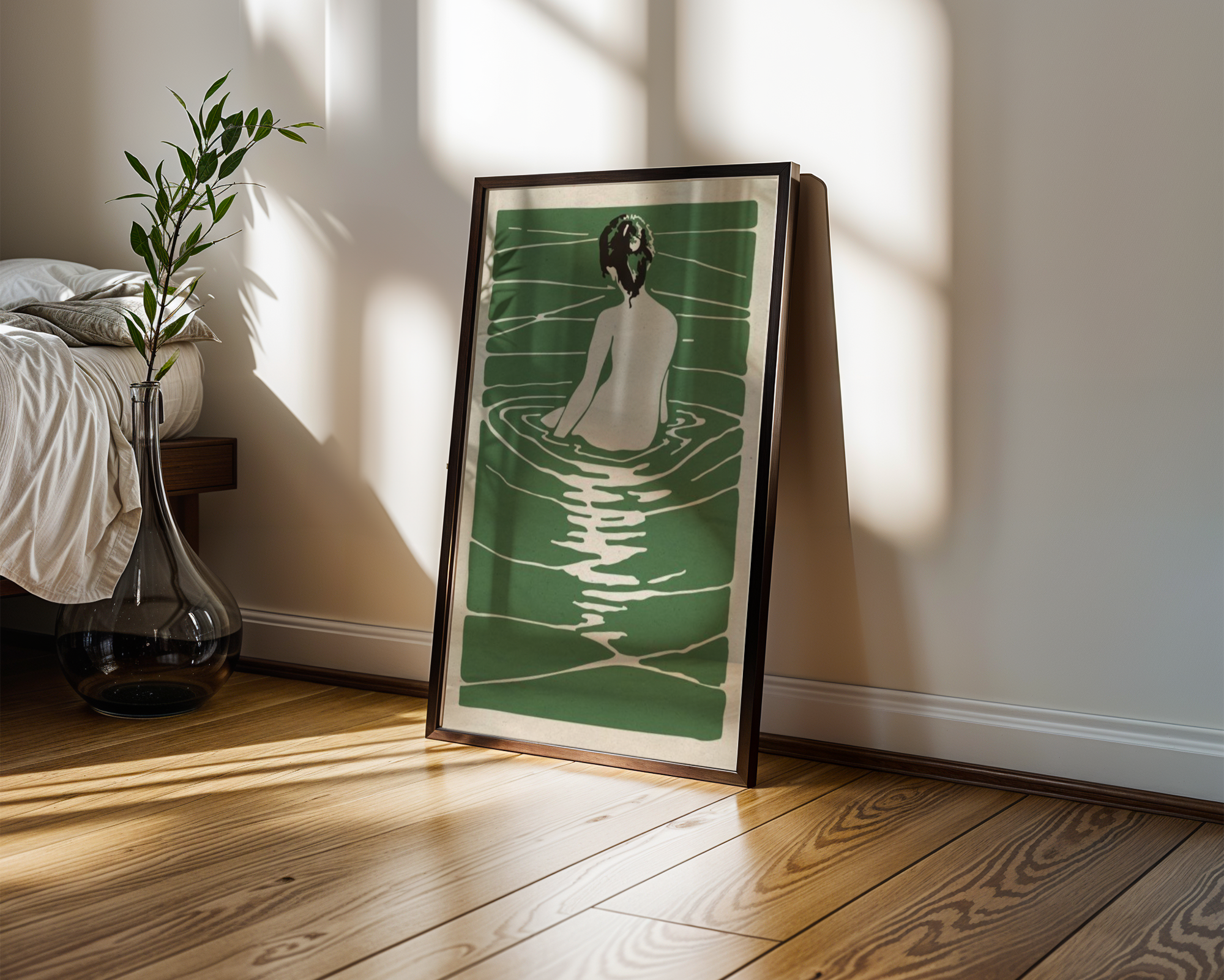 Japanese Woman In Water