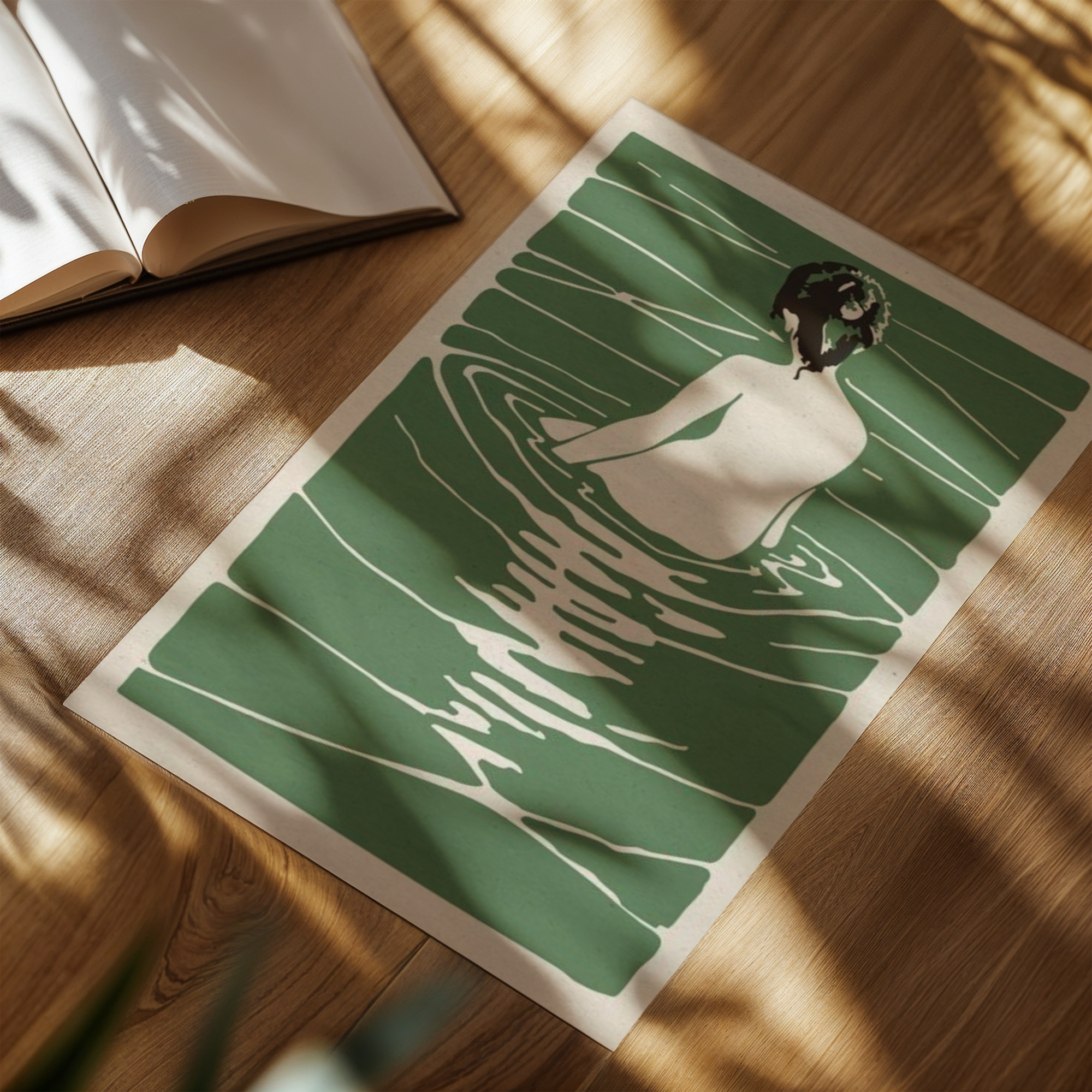 Japanese Woman In Water