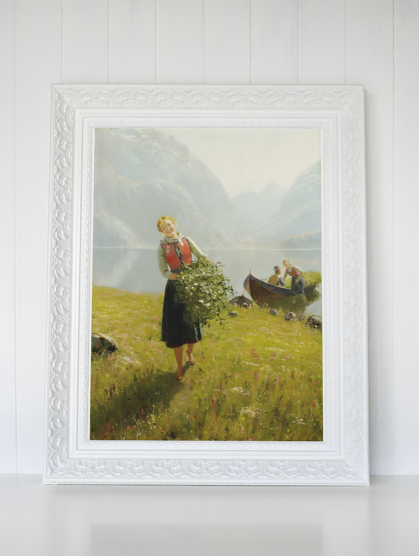 Hans Dahl (1849-1937) Kunstsamling - Kunsttrykk A3+/A3 - Uten ramme #8 En sommerdag