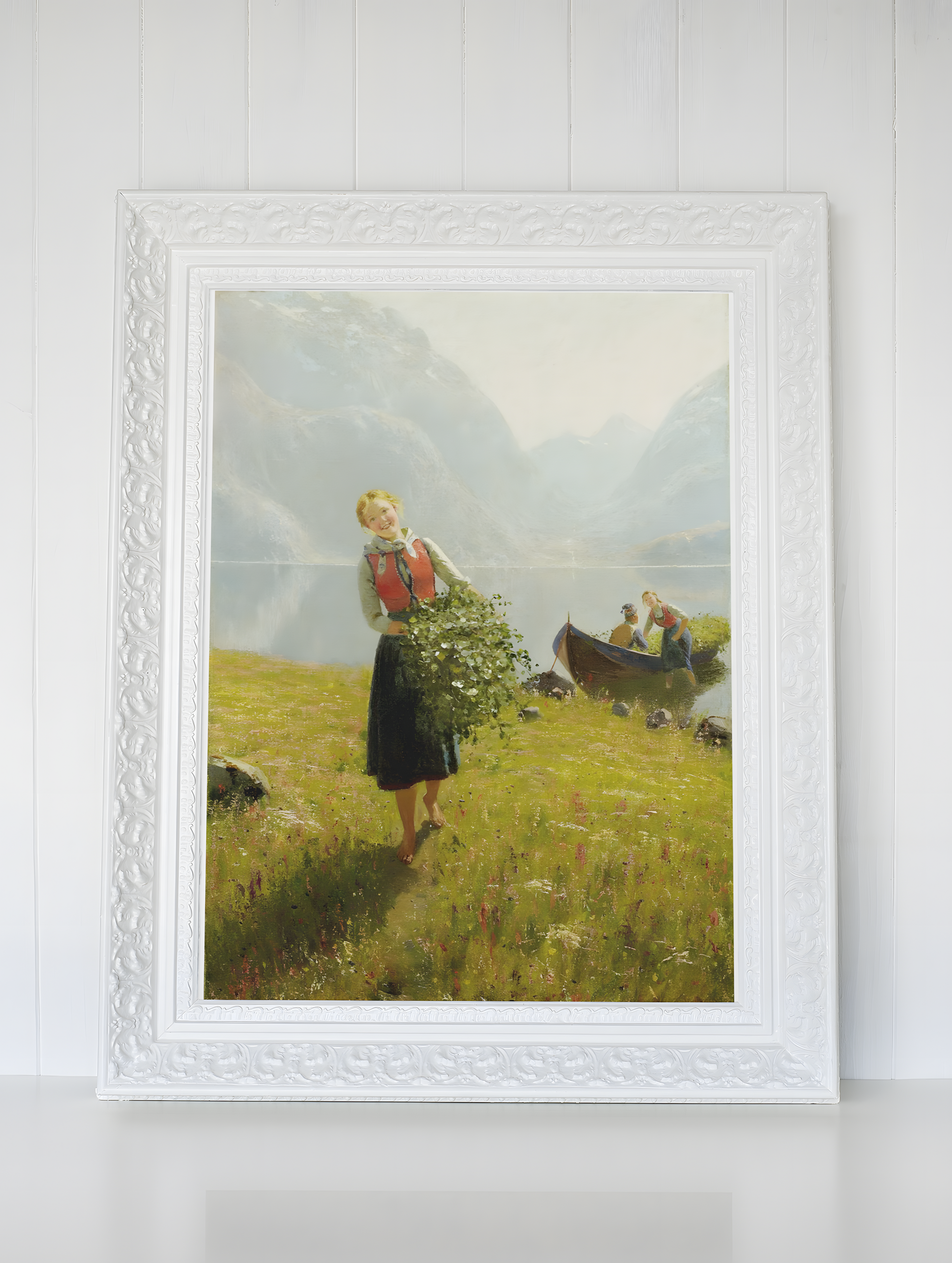 Hans Dahl (1849-1937) Kunstsamling - Kunsttrykk A3+/A3 - Uten ramme #8 En sommerdag