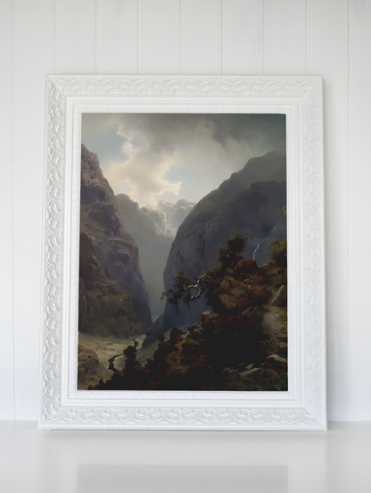 Hans Fredrik Gude (1825–1903) Kunstsamling - Kunsttrykk A3+/A3 - Uten ramme #6