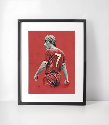 Liverpool Fotballkunst - Samling - Kunsttrykk A3+/A3 - Uten ramme #9 Kenny Dalglish