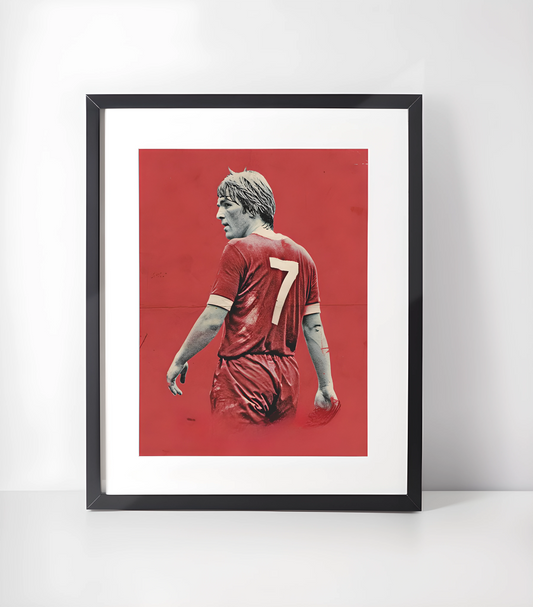 Liverpool Fotballkunst - Samling - Kunsttrykk A3+/A3 - Uten ramme #9 Kenny Dalglish