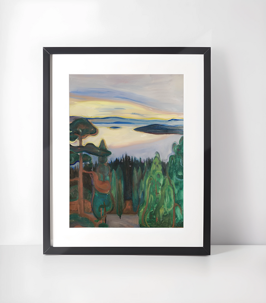 Edvard Munch Samling - Kunsttrykk A3+/A3 - Uten ramme #6 Fra Nordstrand