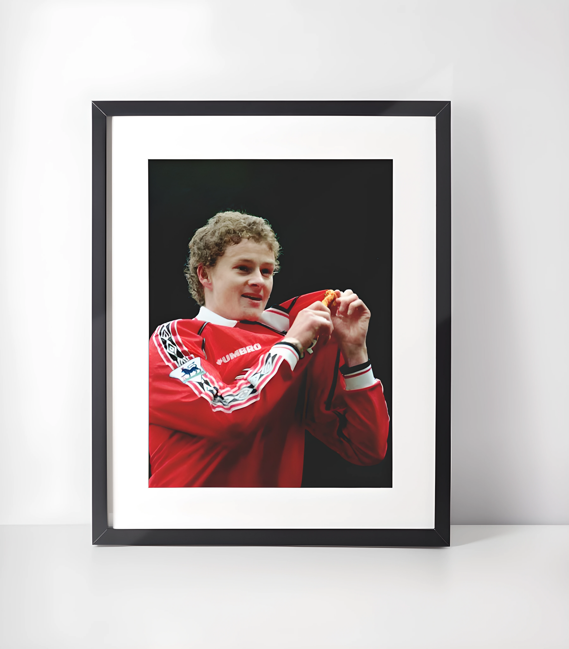 Manchester United Fotballkunst - Samling - Kunsttrykk A3+/A3 - Uten ramme #20 Ole Gunnar
