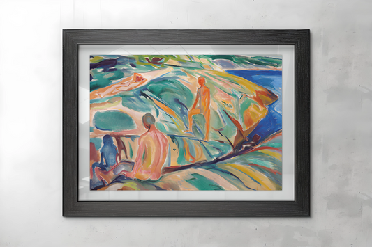 Edvard Munch Nakne Malerier Kunstsamling - Kunsttrykk A3+/A3 - Uten ramme