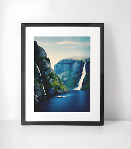 Norge Vintage Posters Kunstsamling - Kunsttrykk A3+/A3 - Uten ramme