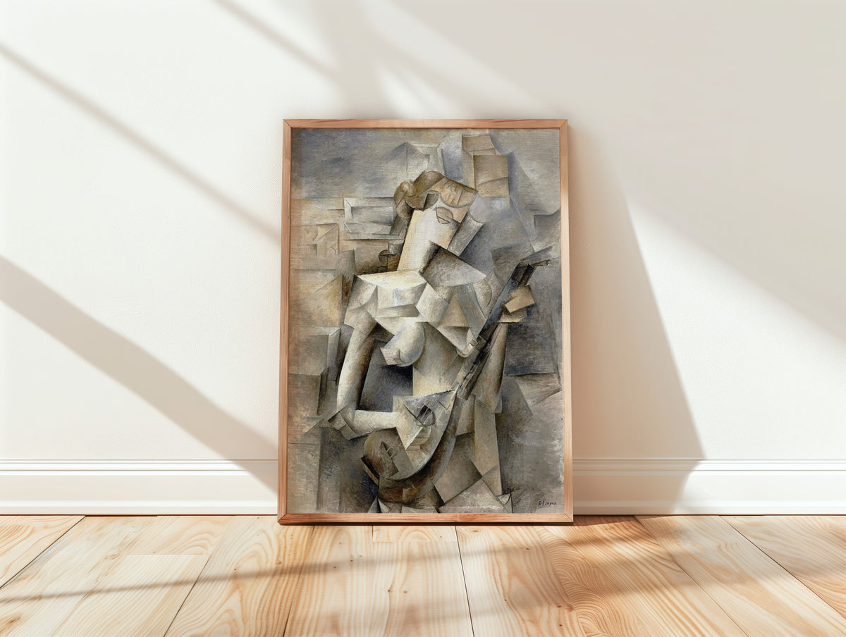 Pablo Picasso - Girl with Mandolin (1910)