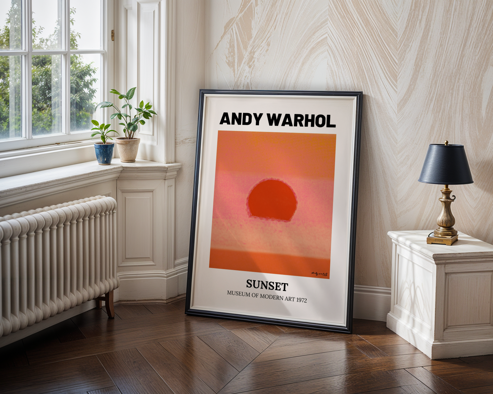 Andy Warhol - Sunset (1972) - MoMa Exhibition