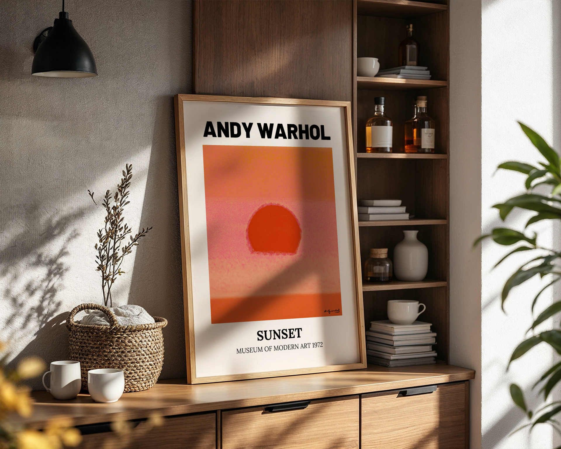 Andy Warhol - Sunset (1972) - MoMa Exhibition