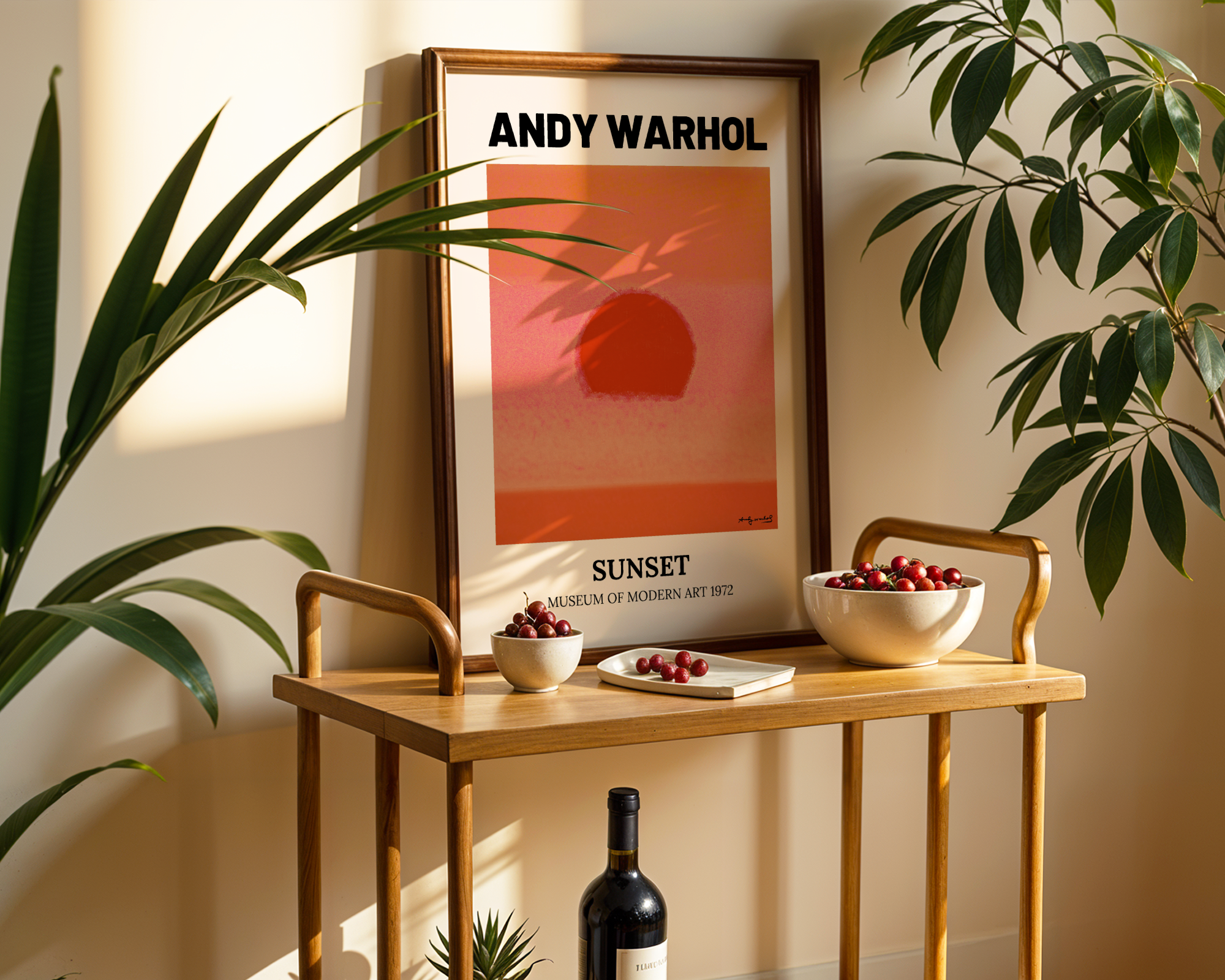 Andy Warhol - Sunset (1972) - MoMa Exhibition