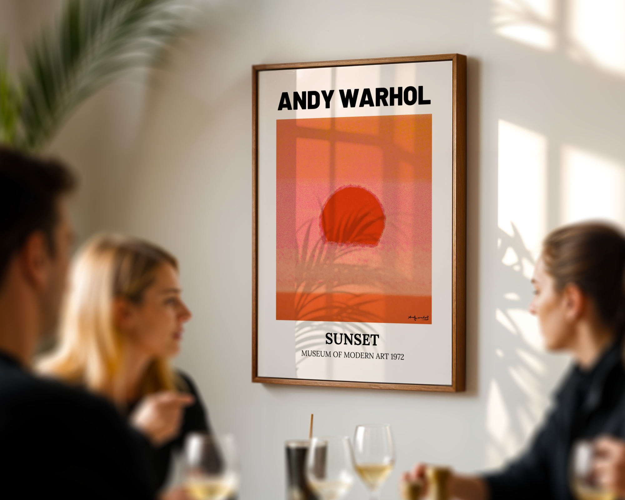 Andy Warhol - Sunset (1972) - MoMa Exhibition