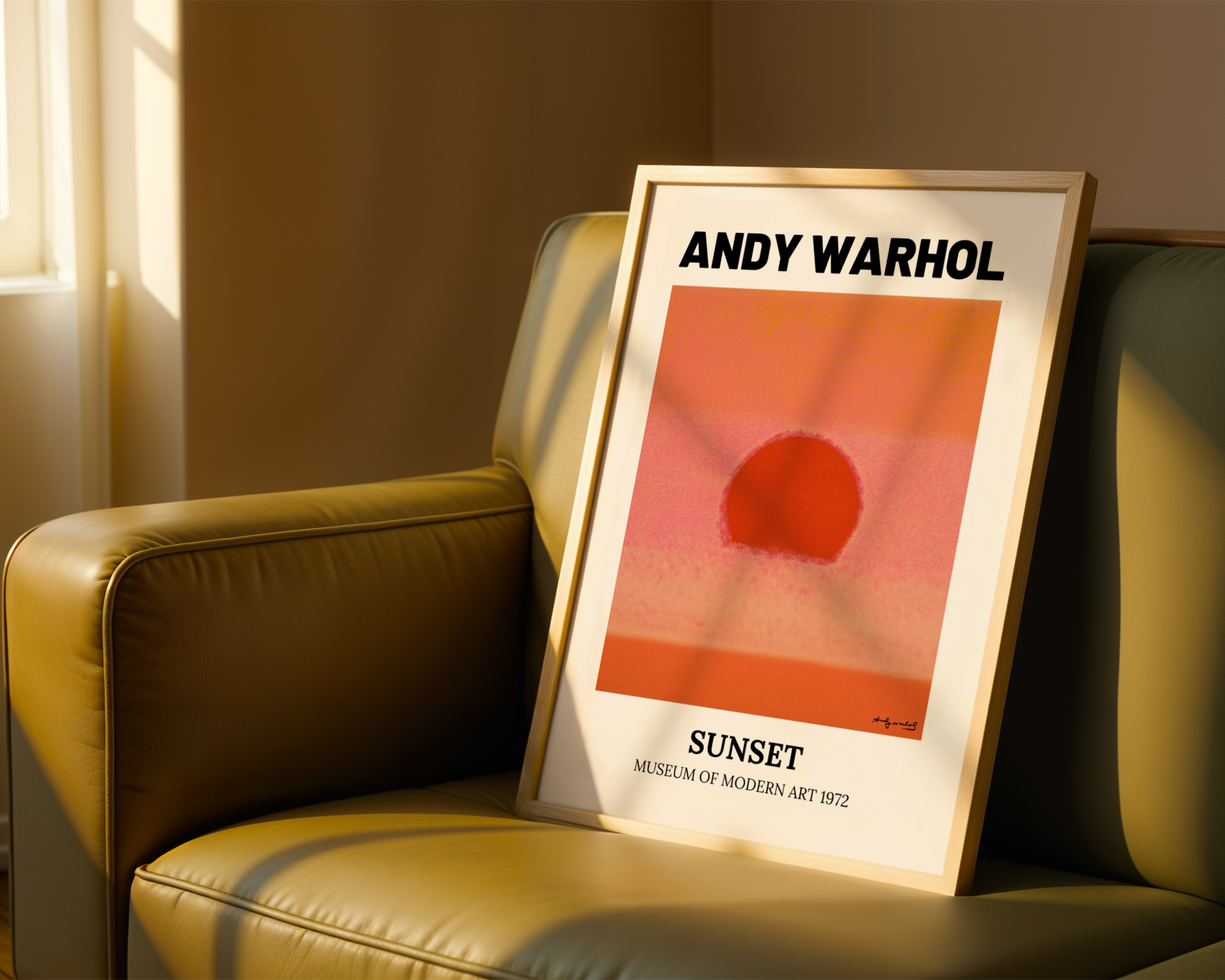 Andy Warhol - Sunset (1972) - MoMa Exhibition