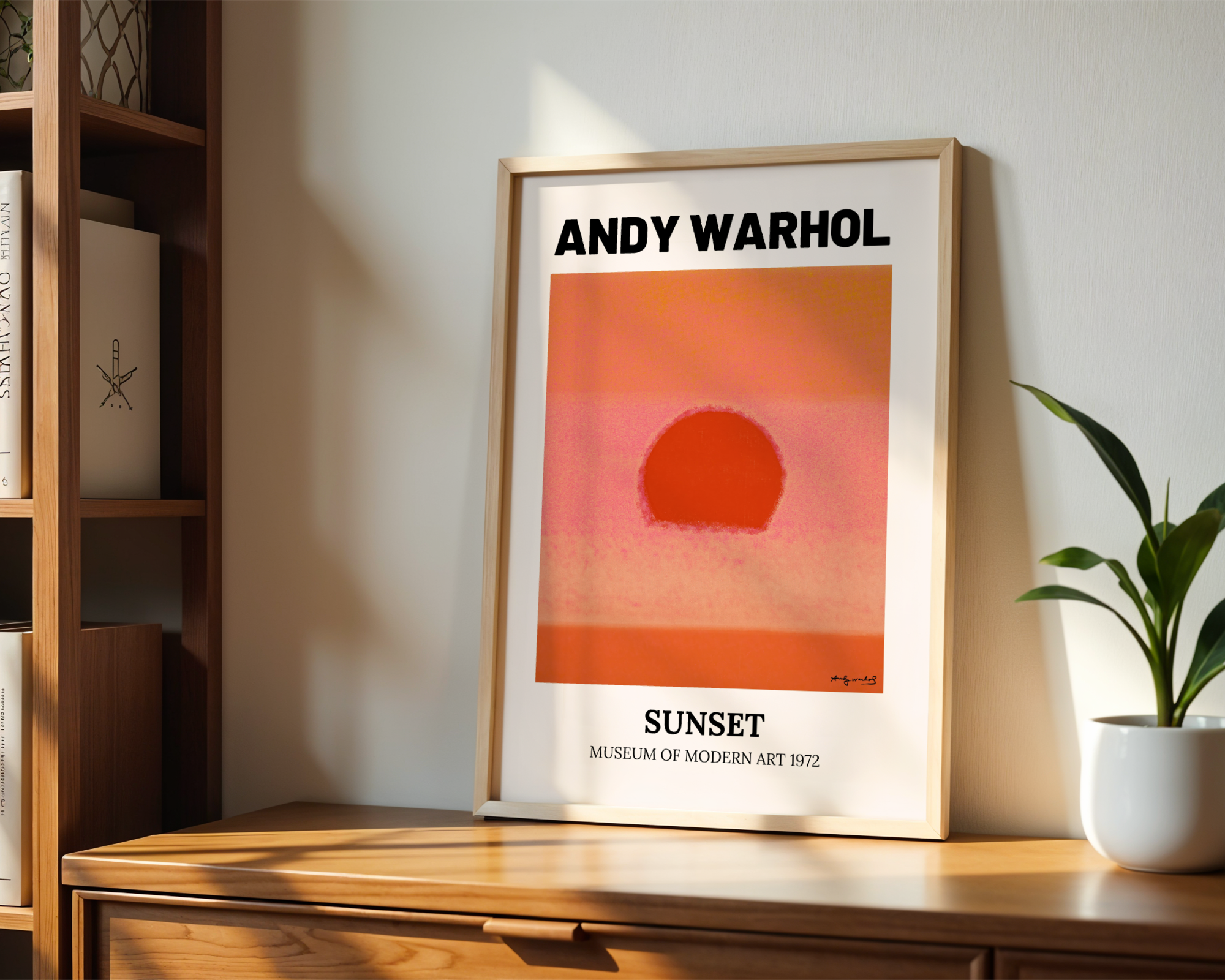 Andy Warhol - Sunset (1972) - MoMa Exhibition