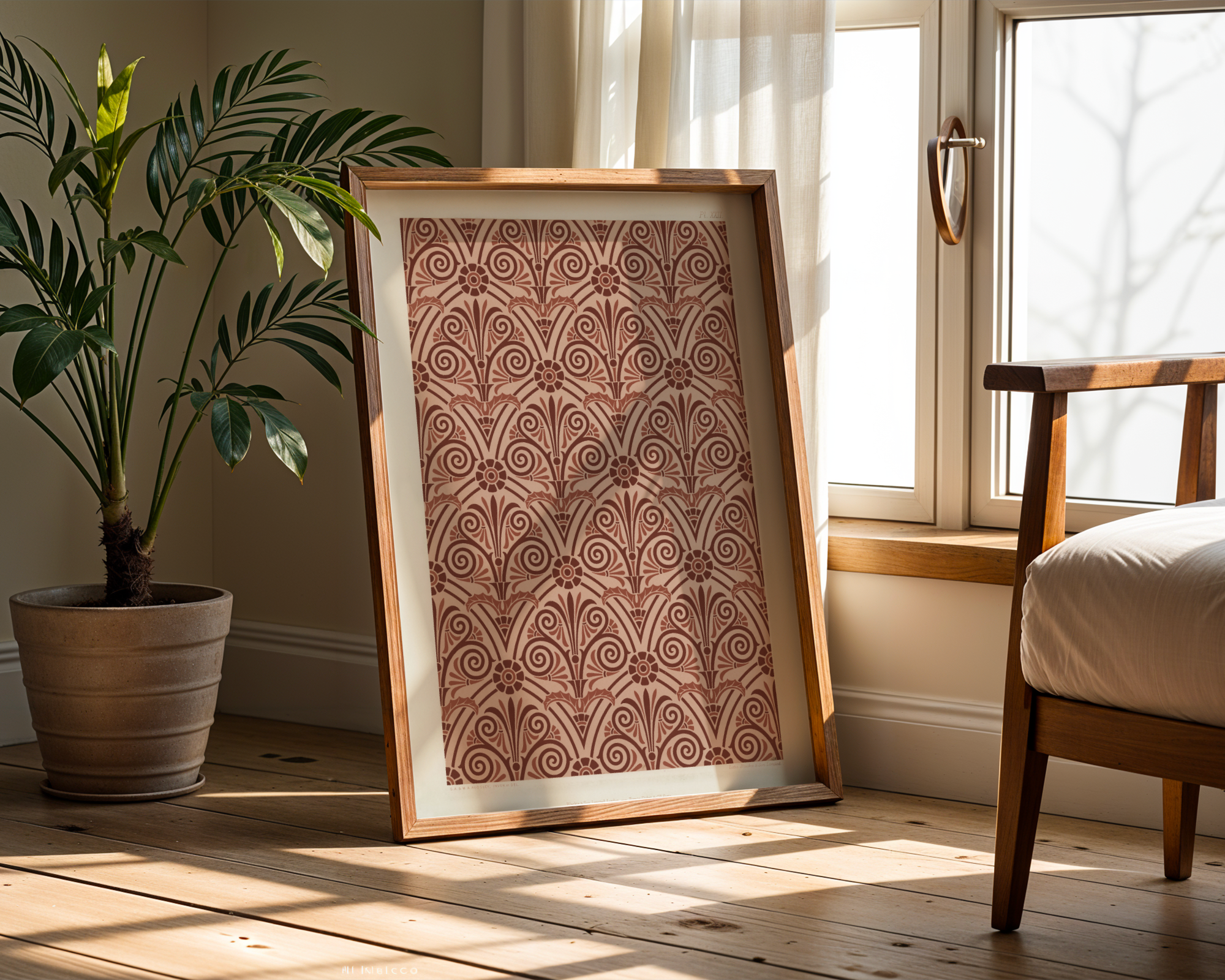 G.A. Audsley & M.A. Audsley - Antique Greek botanical pattern (1892)