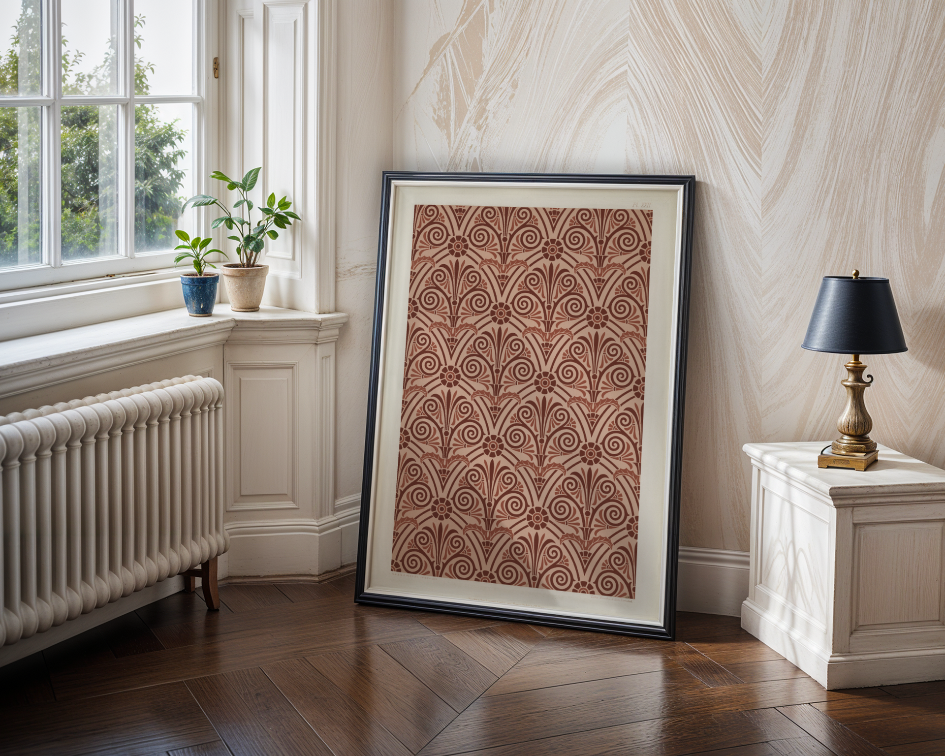 G.A. Audsley & M.A. Audsley - Antique Greek botanical pattern (1892)