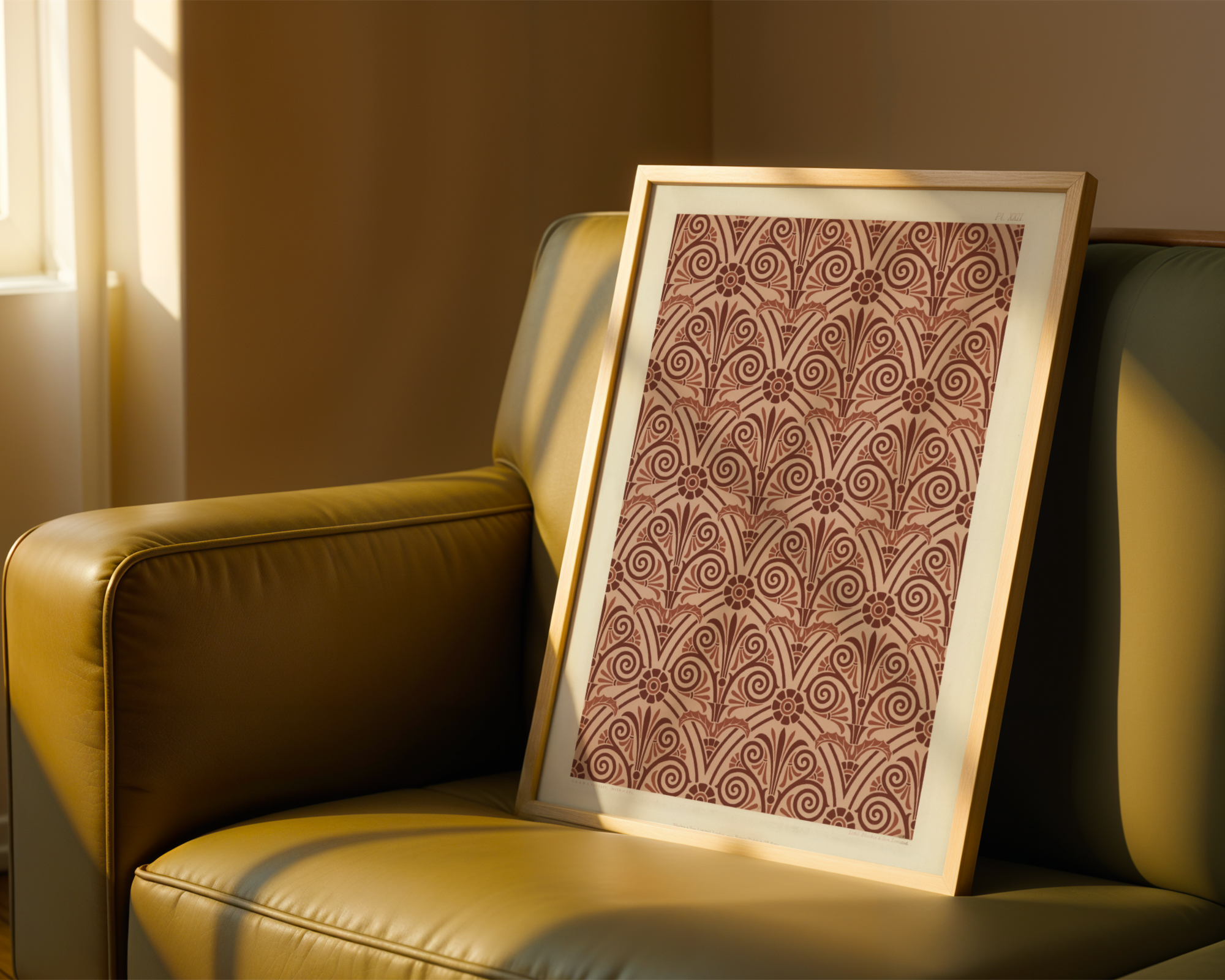 G.A. Audsley & M.A. Audsley - Antique Greek botanical pattern (1892)