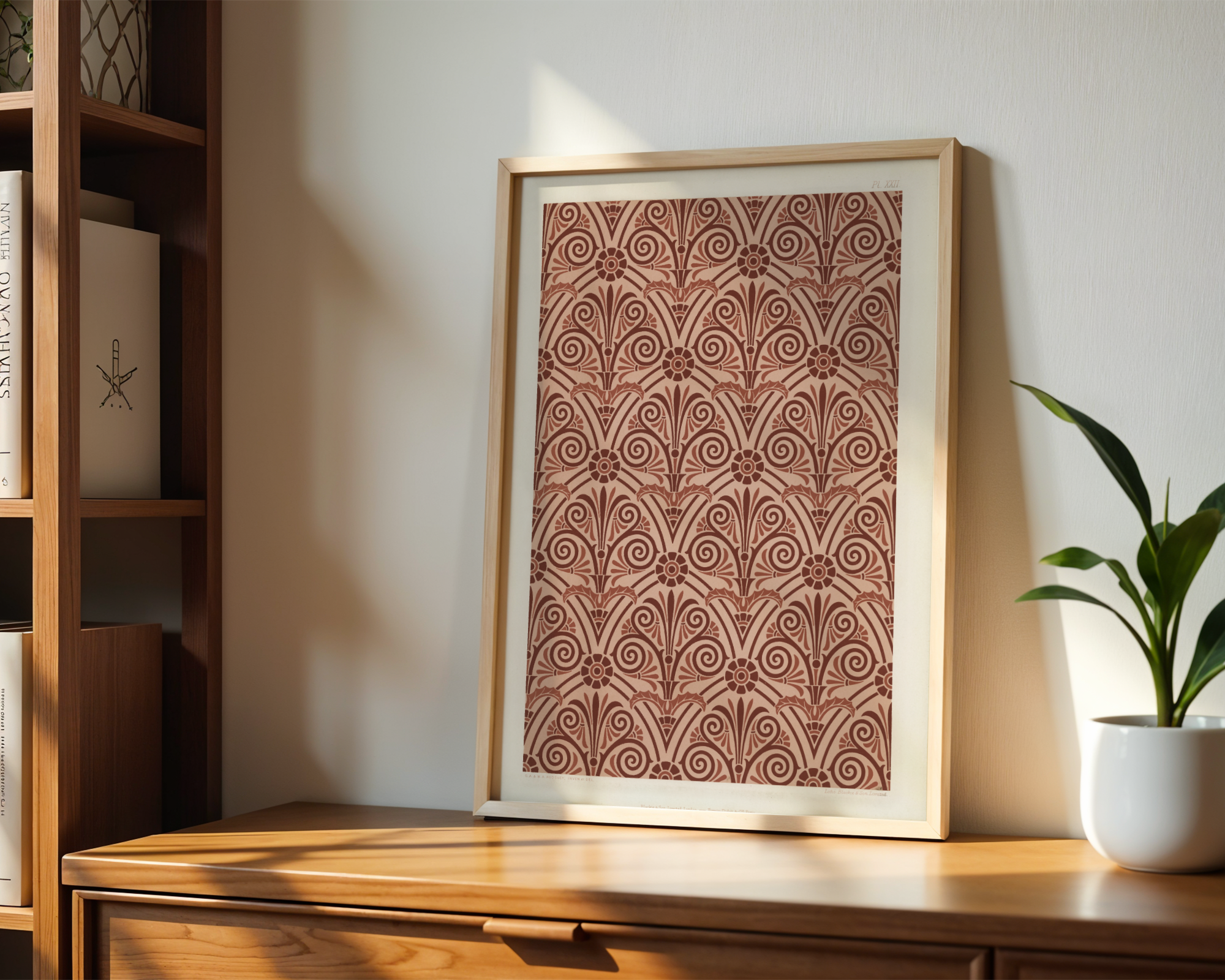 G.A. Audsley & M.A. Audsley - Antique Greek botanical pattern (1892)