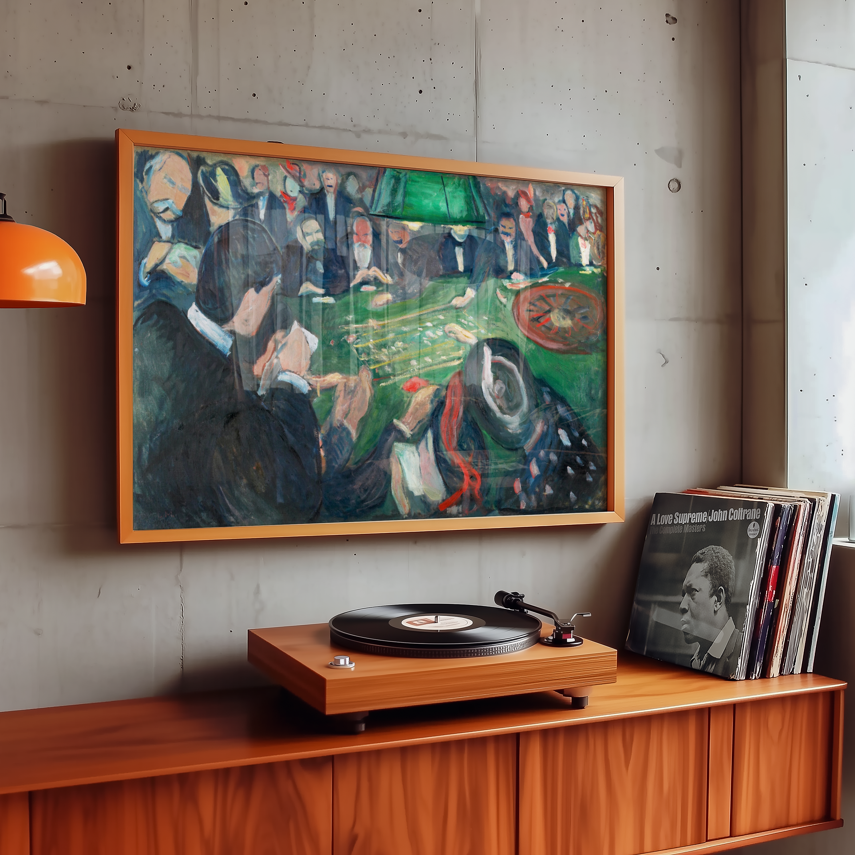 Edvard Munch - Ved rulettbordet i Monte Carlo