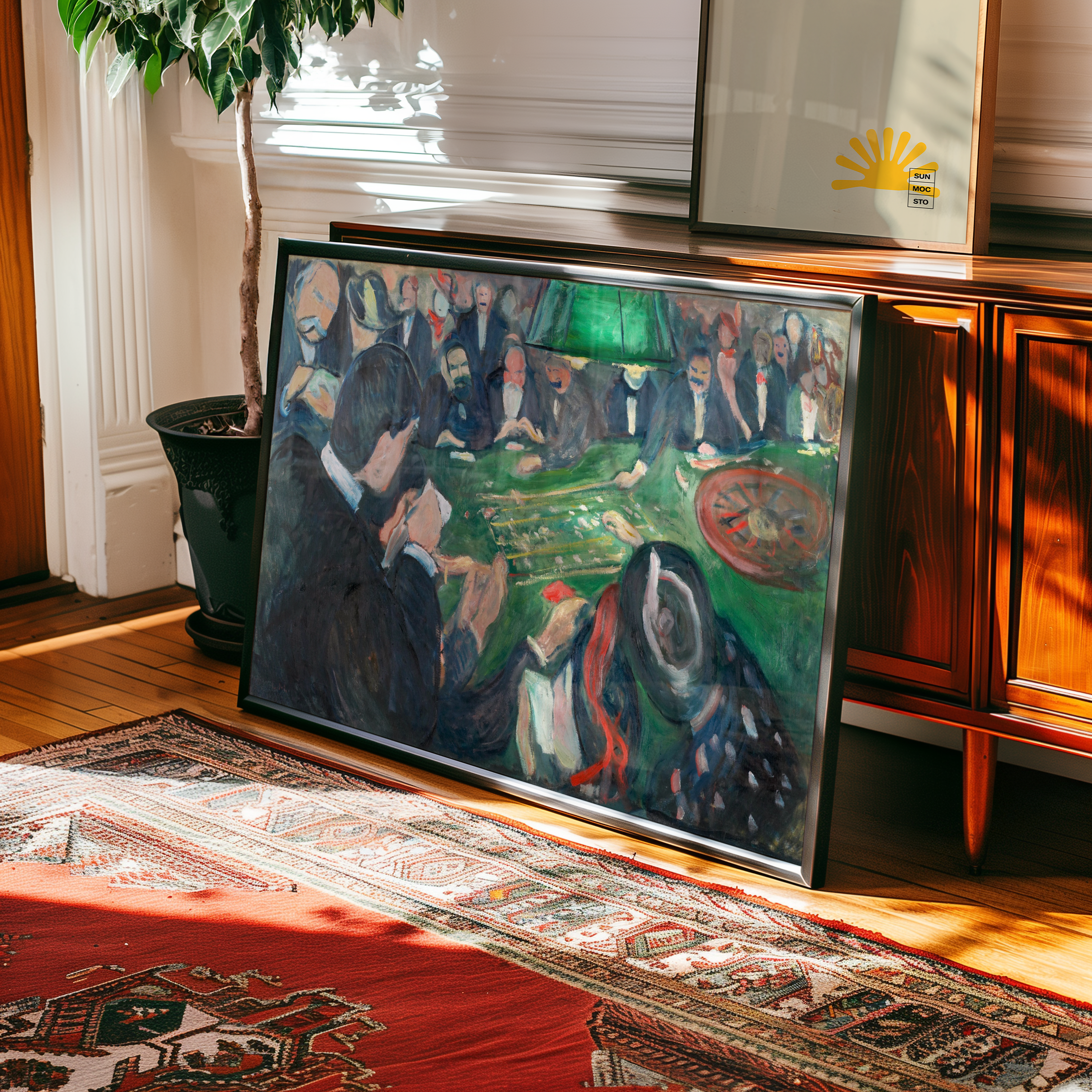 Edvard Munch - Ved rulettbordet i Monte Carlo