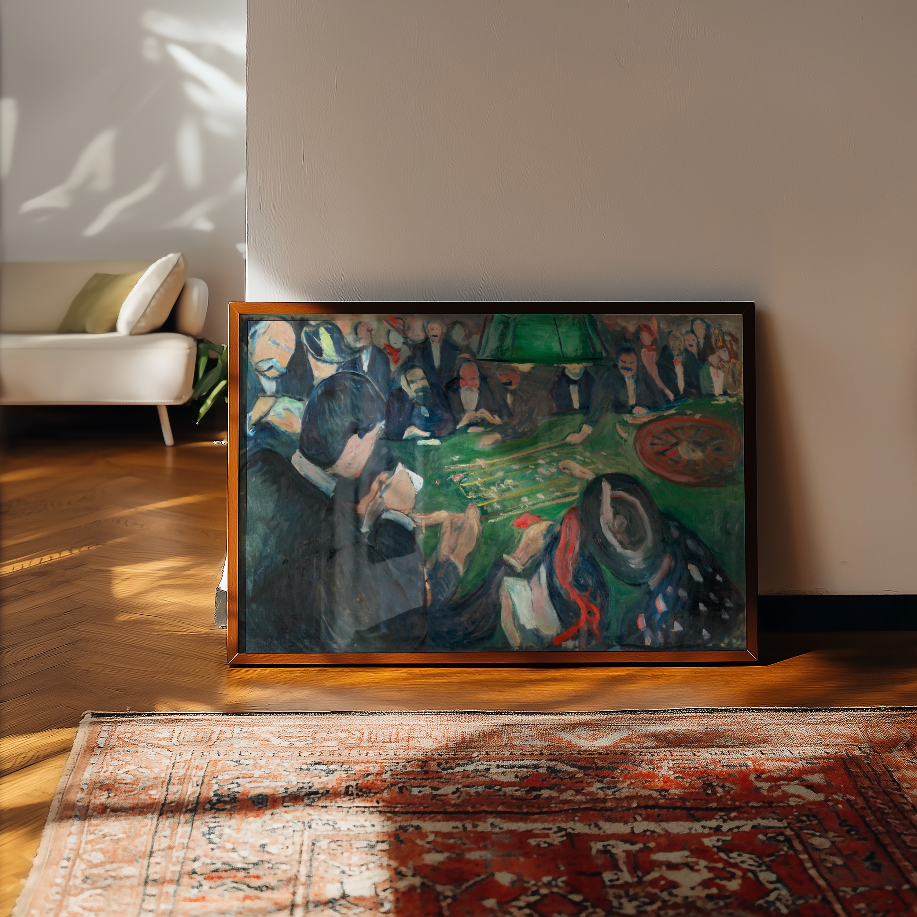 Edvard Munch - Ved rulettbordet i Monte Carlo