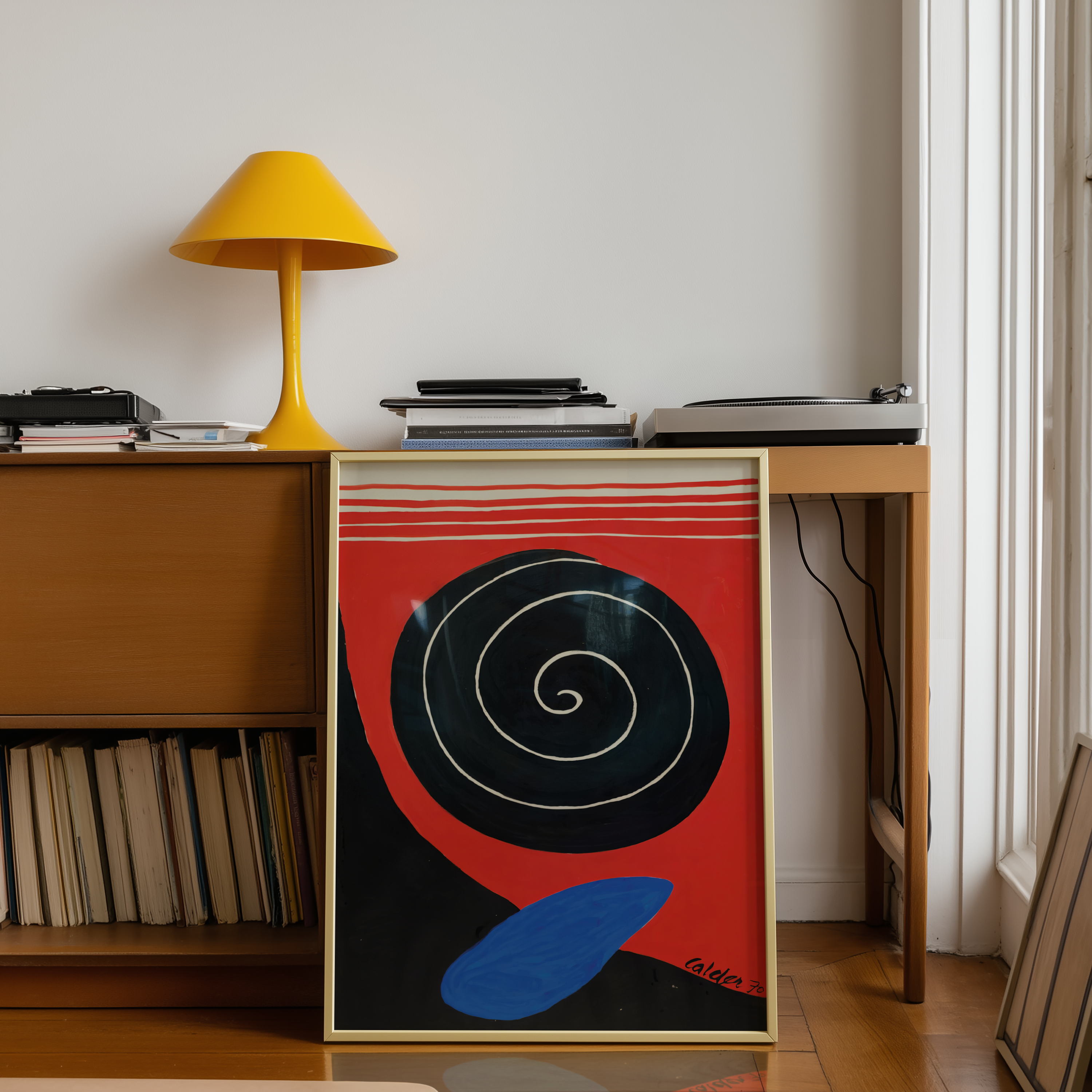 Alexander Calder - Big Boulder, Filled Spiral