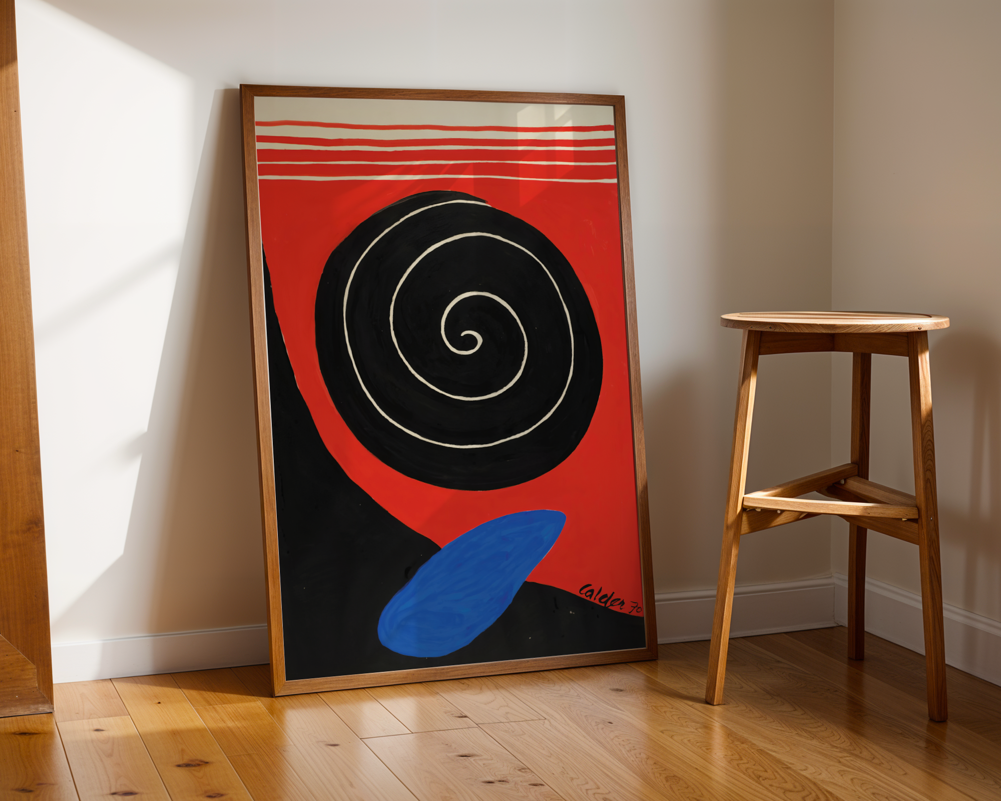Alexander Calder - Big Boulder, Filled Spiral
