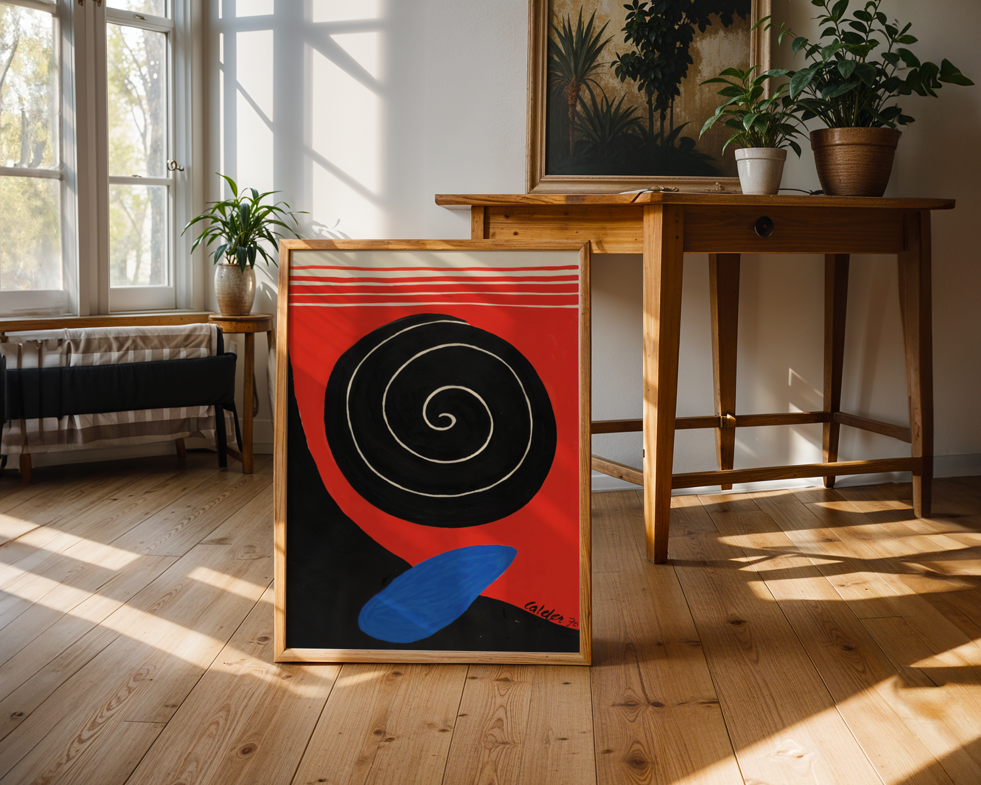Alexander Calder - Big Boulder, Filled Spiral