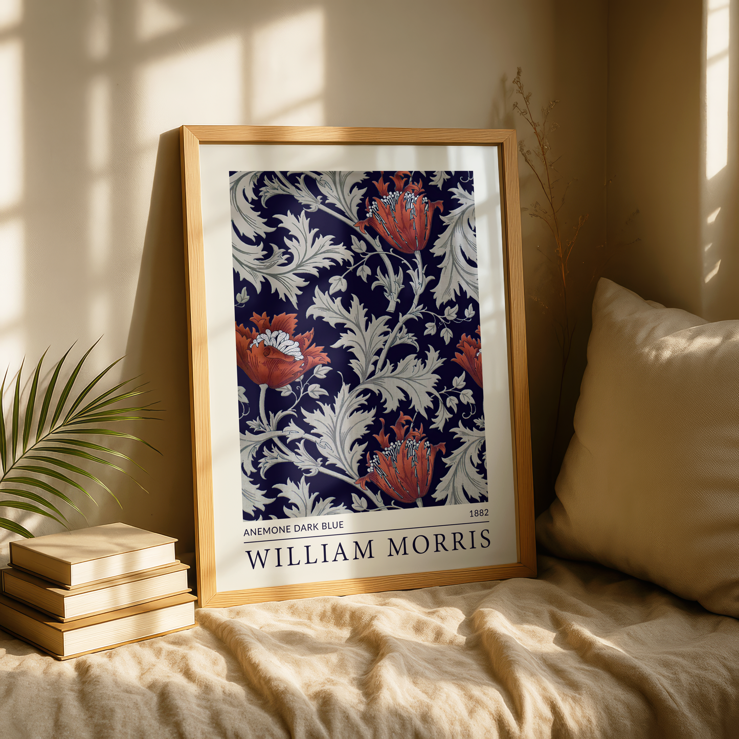 William Morris - Anemone Dark Blue