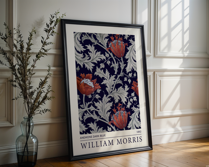 William Morris - Anemone Dark Blue