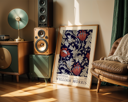 William Morris - Anemone Dark Blue